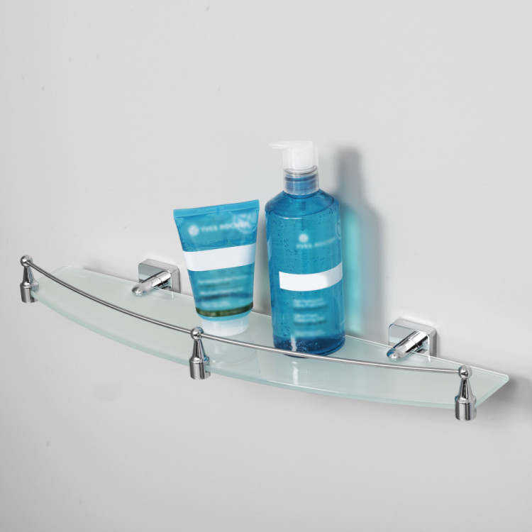 WasserKRAFT Dill K-3944 Полка стеклянная с бортиком