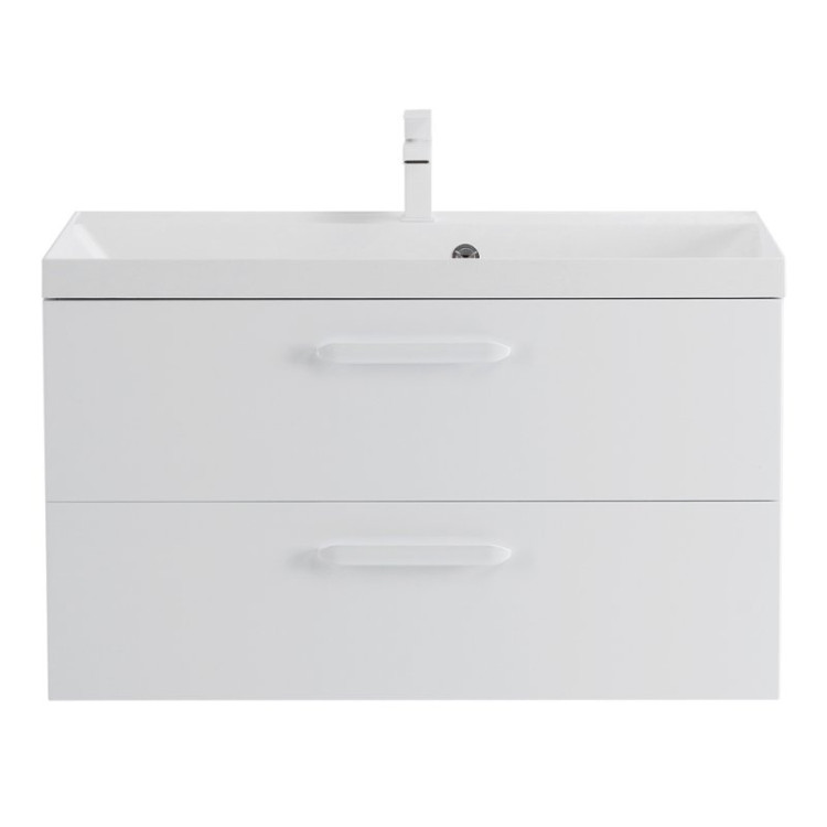 База под раковину подвесная с двумя выкатными ящиками BelBagno AURORA-900-2C-SO-RT