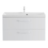 База под раковину подвесная с двумя выкатными ящиками BelBagno AURORA-900-2C-SO-RT