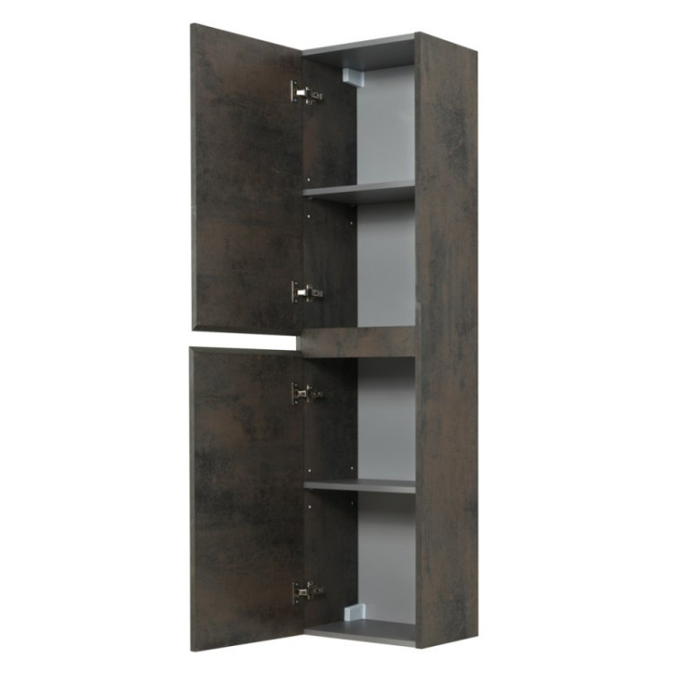 Шкаф подвесной с двумя распашными дверцами с доводчиками, с двумя полками Cezares MOLVENO-1600-2A-SC-LG