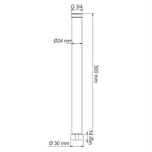 WasserKRAFT A132 Удлинитель для душевого комплекта