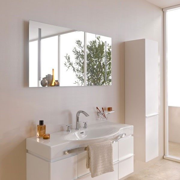 Зеркало Laufen Case 90 с подсветкой 2 светильника