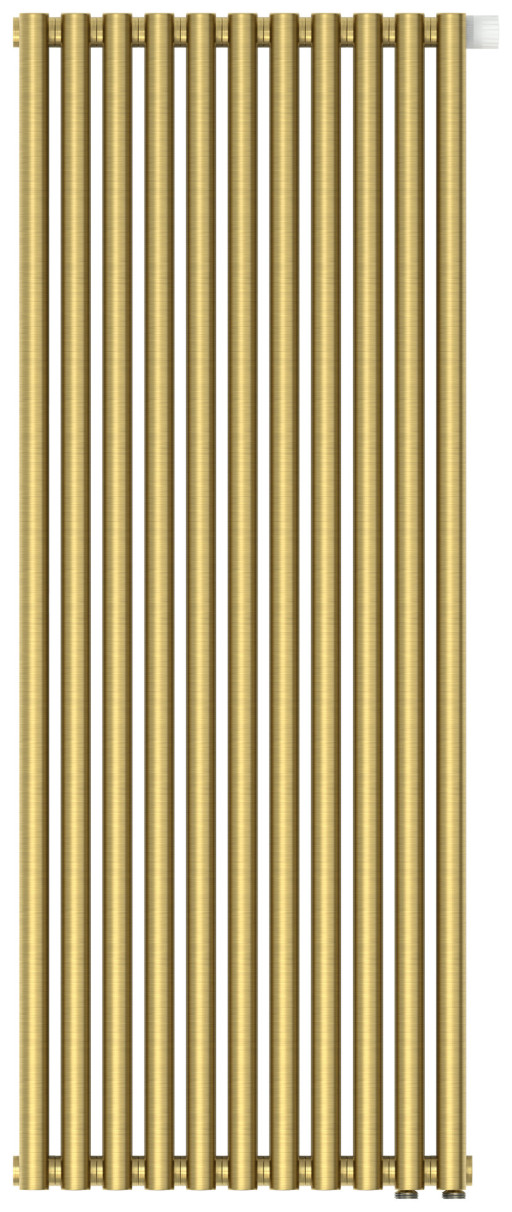 Отопительный радиатор Сунержа Эстет-11 EU50 1200х495 11 секций Состаренная латунь