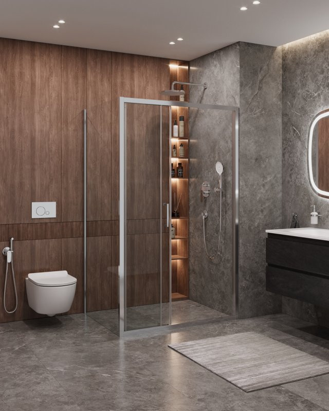 Душевой уголок MOLVENO-AHF-31 Cezares MOLVENO-AHF-31-120/90-C-BORO-IV