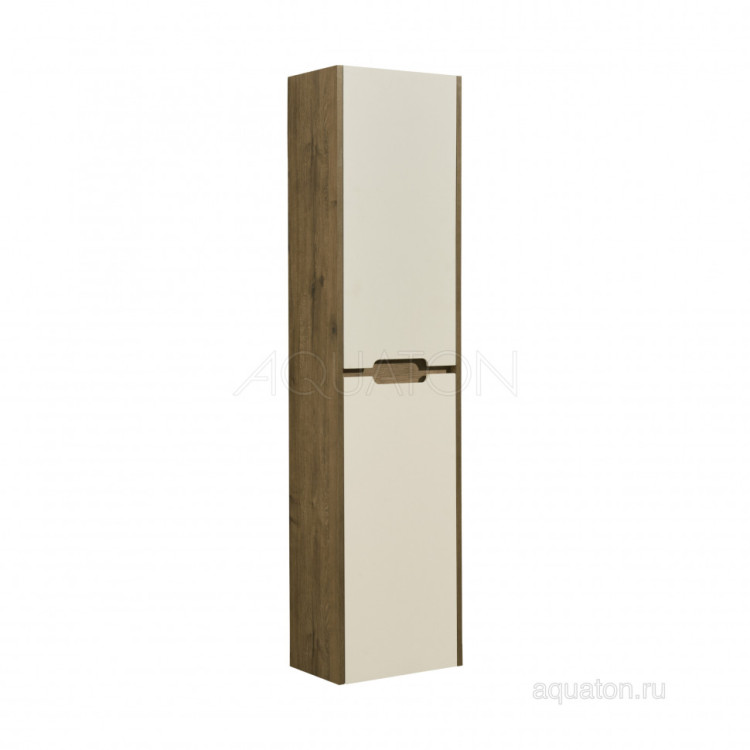 Шкаф - колонна AQUATON Оливия бежевый, дуб велл 1A254603OLVG0