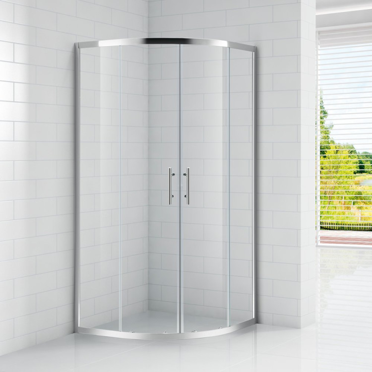 Душевой уголок ECO-O-R-2 Cezares ECO-O-R-2-100-C-Cr