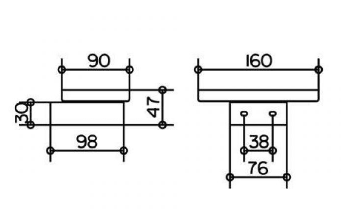 Мыльница стеклянная Keuco Edition 300  30055 019000