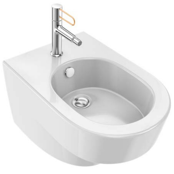 Биде Jacob Delafon Odeon Rive Gauche EMG0002-00 подвесное