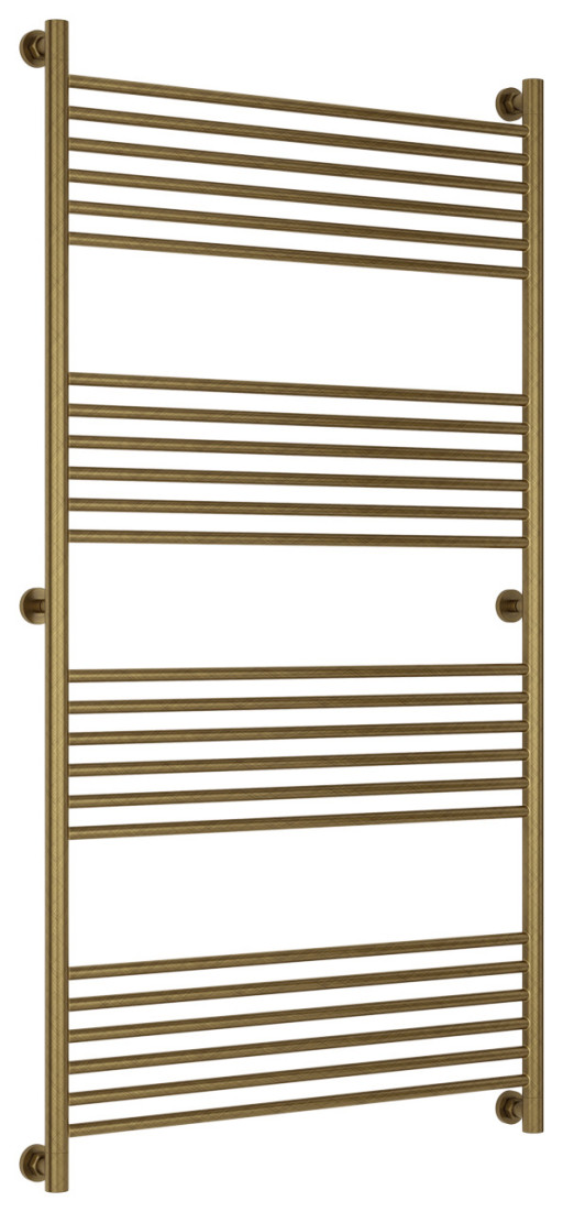 Полотенцесушитель водяной Сунержа Богема+ прямая 1500х800 Состаренная бронза