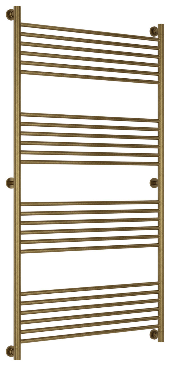 Полотенцесушитель водяной Сунержа Богема+ прямая 1500х800 Состаренная бронза