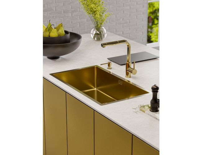 Дозатор для мыла PLUM 0,5L GOLD,