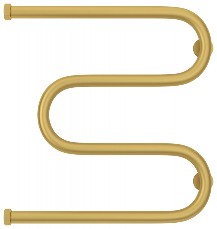 Полотенцесушитель водяной Сунержа М-образный+ 500х500 Матовое золото