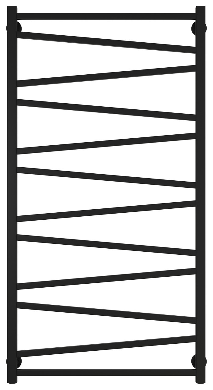 Полотенцесушитель водяной Сунержа Сирокко 1200х600 Матовый чёрный