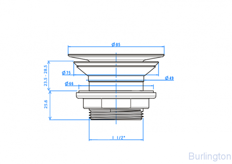 Слив Smart для ванны без перелива