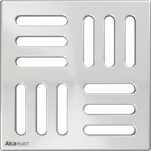 Pешетка 102×102 мм нержавеющая сталь Alcadrain MPV004