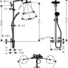 Душевая система Hansgrohe Raindance Select S 27115000 с термостатом