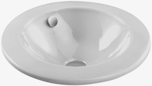 Раковина Ø 47 см с заглушкой для переливного отверстия Jacob Delafon RONDEE1183-00