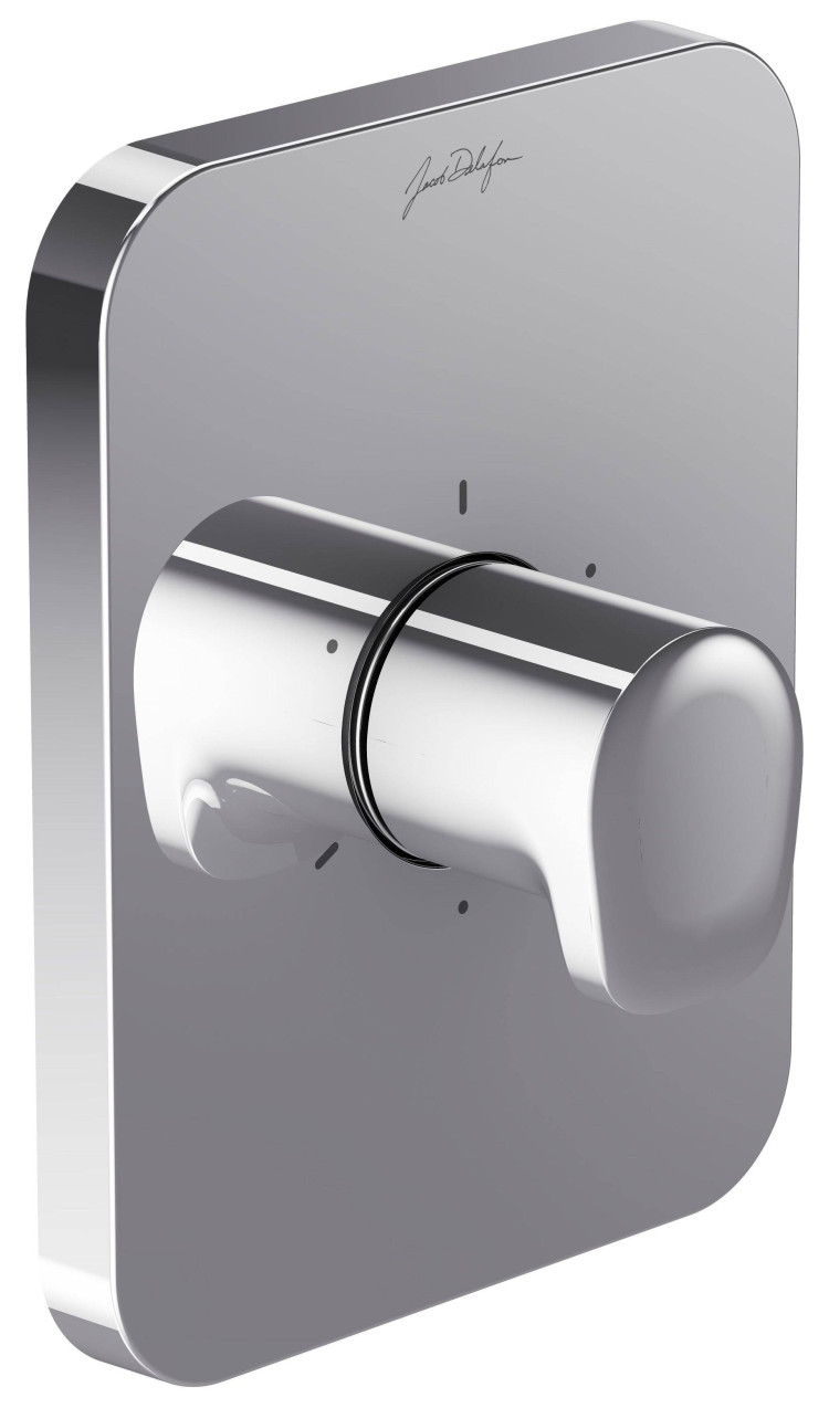 Встроенный переключатель на три выхода, смешанный дизайн лицевой панели Jacob Delafon MODULO E75411-CP