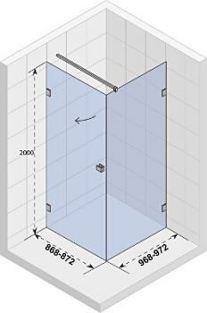 Душевой уголок Riho Scandic Mistral M201 90x100