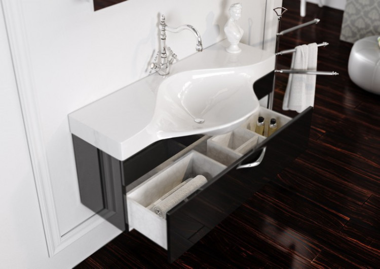 Тумба под раковину Aqwella Бродвей 110 подвесная