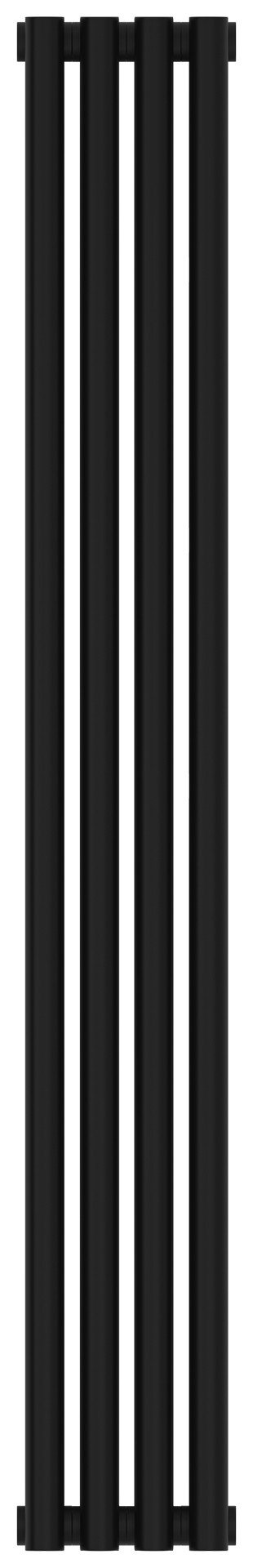 Отопительный радиатор Сунержа Эстет-1 1200х180 4 секции Матовый чёрный