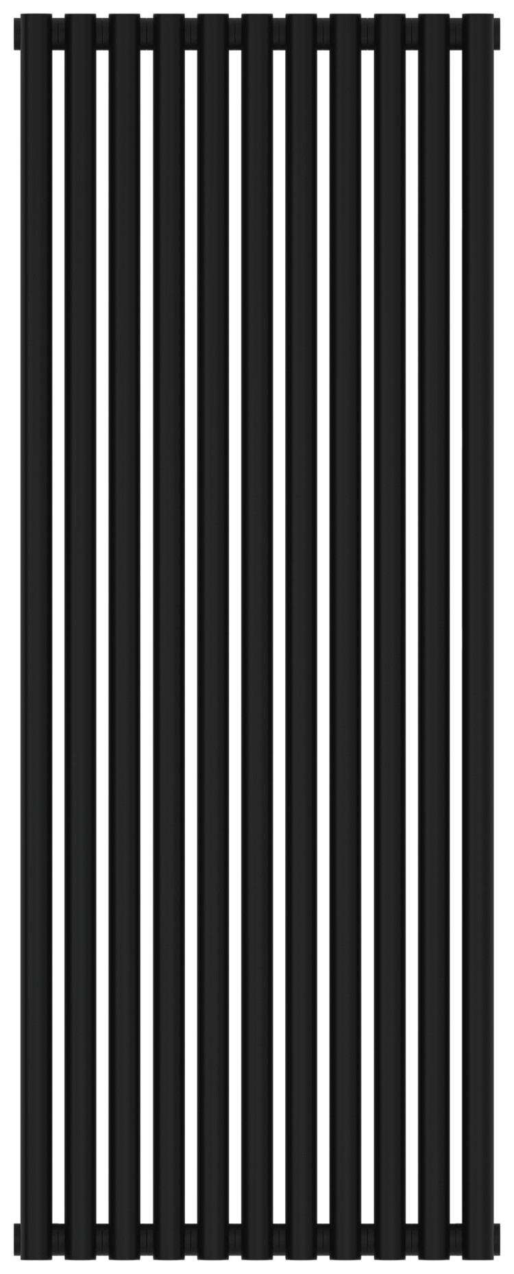 Отопительный радиатор Сунержа Эстет-11 1200х495 11 секций Матовый чёрный