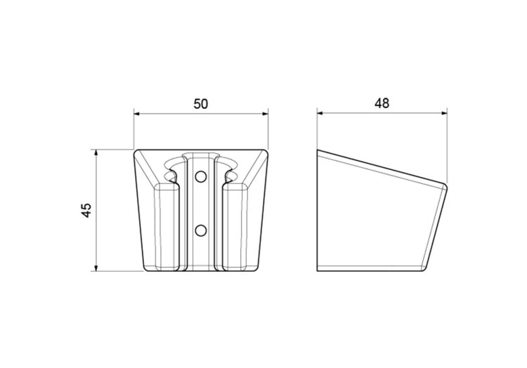 Держатель ручного душа Aquatek, матовый черный AQ2402MB