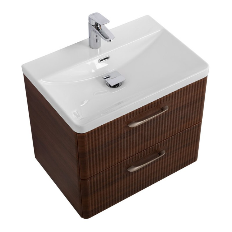 База под раковину подвесная с двумя выкатными ящиками 606x423x500 BelBagno DUE-600-2C-SO-RN-P