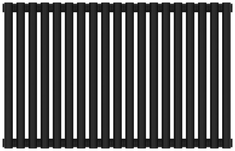 Отопительный радиатор Сунержа Эстет-11 500х855 19 секций Матовый чёрный