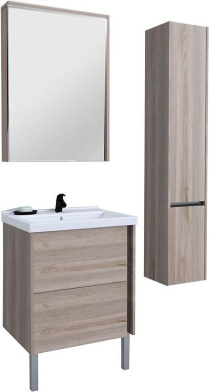 Тумба под раковину Акватон Стоун 60 подвесная