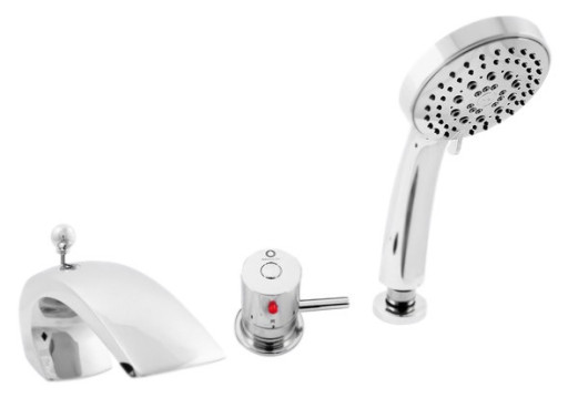 Смеситель на борт ванны Rav Slezak Dunaj Termostat DT272.5S