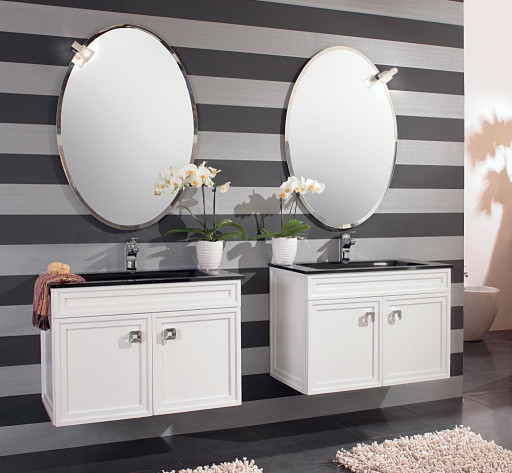 База под раковину с одним ящиком и двумя дверцами, CRISTALLI Cezares TR81.02.01AC.01