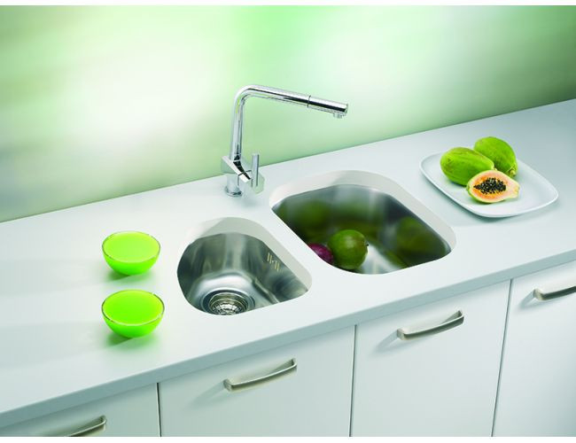 Мойка VARIANT 20 SAT-90 420X340X175 слив вдоль длинной стороны в комп. с сифоном 1130550,