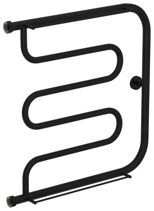 Полотенцесушитель водяной Сунержа Лира 2 полки+ 600х600 Матовый чёрный