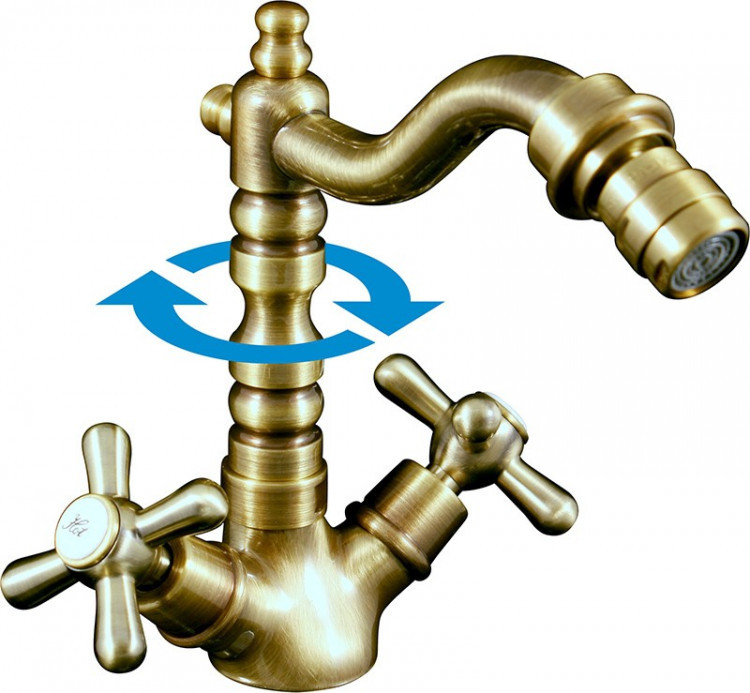 Смеситель для биде Rav Slezak Morava retro MK120.5/9