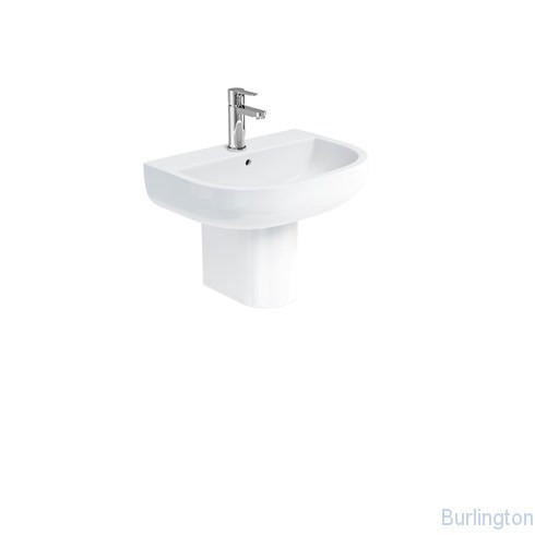 Раковина 550 mm с полупьедесталом