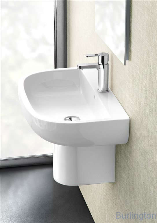 Раковина 550 mm с полупьедесталом