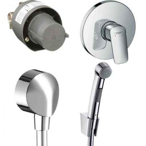 Гигиенический набор Hansgrohe 71606000+32129000+27454000+13620180