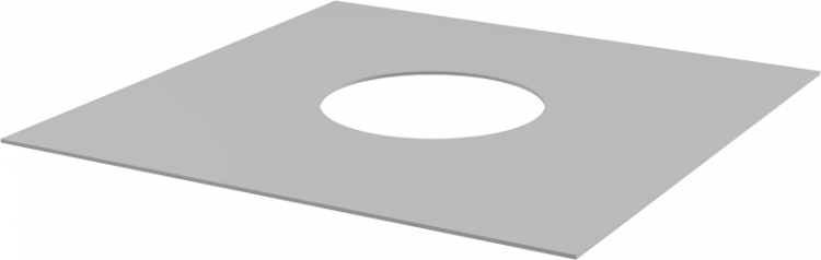 Гидроизоляционный самоклеящийся воротник для сливного трапа 300×300 мм Alcadrain AIZ1