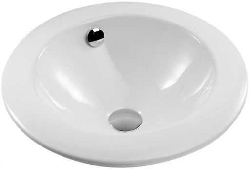 Раковина Ø 47 см с заглушкой для переливного отверстия Jacob Delafon RONDEE1184-00