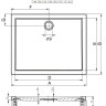 Акриловый поддон для душа Riho Davos 257 DA65 90x140x5