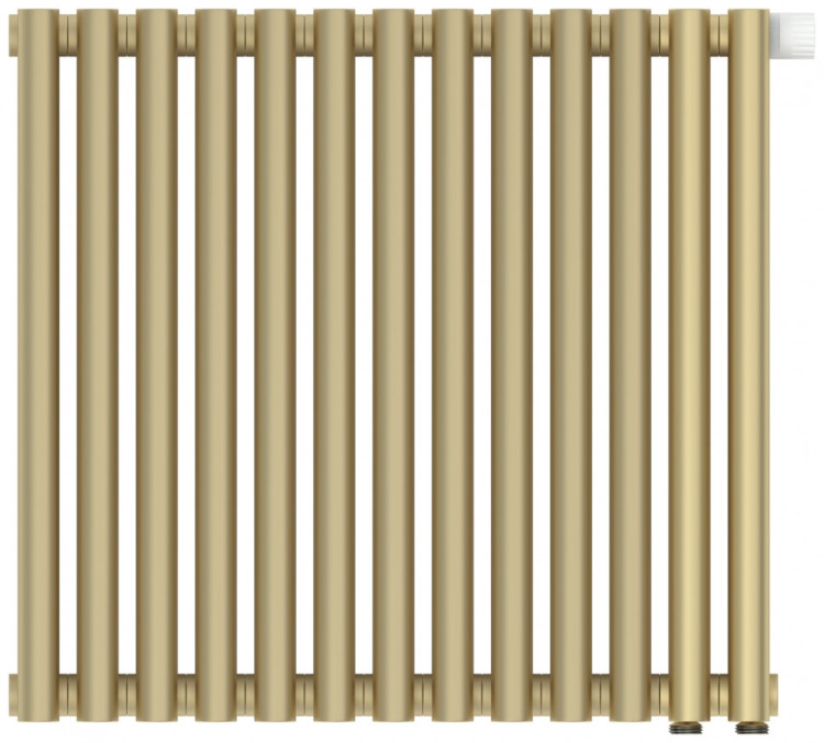 Отопительный радиатор Сунержа Эстет-00 EU50 500х585 13 секций Матовая шампань