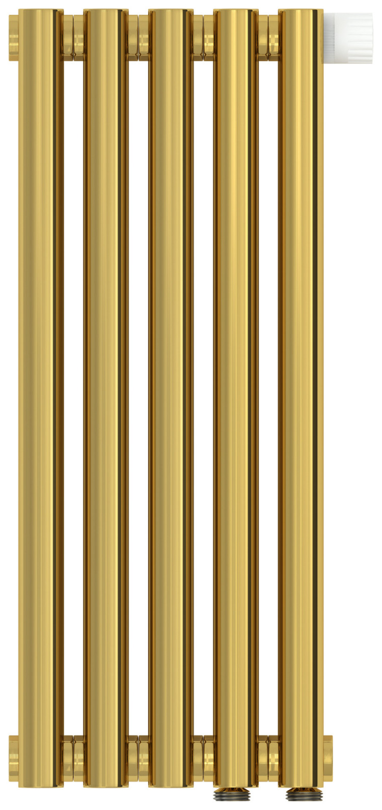 Отопительный радиатор Сунержа Эстет-1 EU50 правый 500х225 5 секций Золото