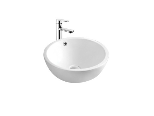 Раковина накладная для установки на столешницу Aquatek AQ5354-00, 440*440*175 мм, встроенный канал перелива