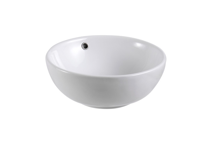 Раковина накладная для установки на столешницу Aquatek AQ5354-00, 440*440*175 мм, встроенный канал перелива