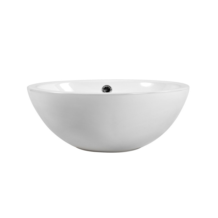 Раковина накладная для установки на столешницу Aquatek AQ5354-00, 440*440*175 мм, встроенный канал перелива