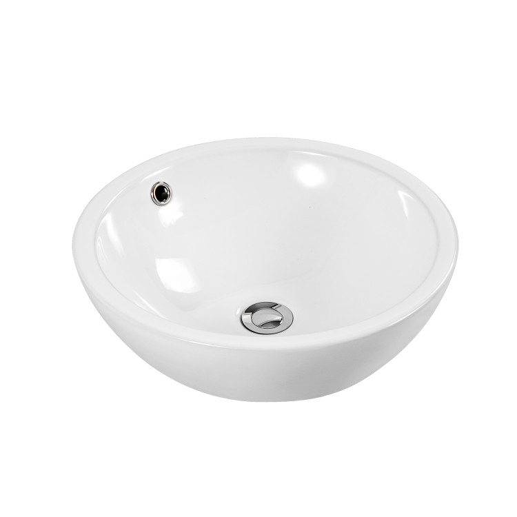 Раковина накладная для установки на столешницу Aquatek AQ5354-00, 440*440*175 мм, встроенный канал перелива