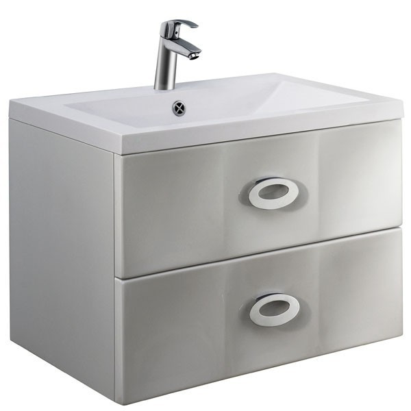 Тумба под раковину 1MarKa Carre 75 подвесная