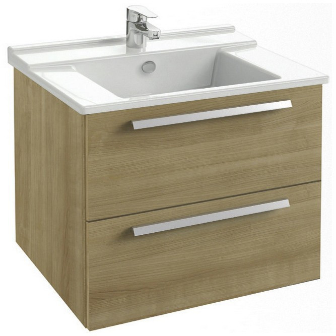 Тумба под раковину Jacob Delafon Struktura 77 подвесная 2 ящика