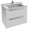 Тумба под раковину Jacob Delafon Struktura 77 подвесная 2 ящика